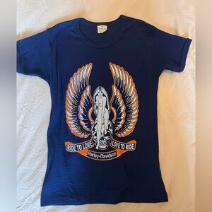 Harley-Davidson vintage navy blue tee